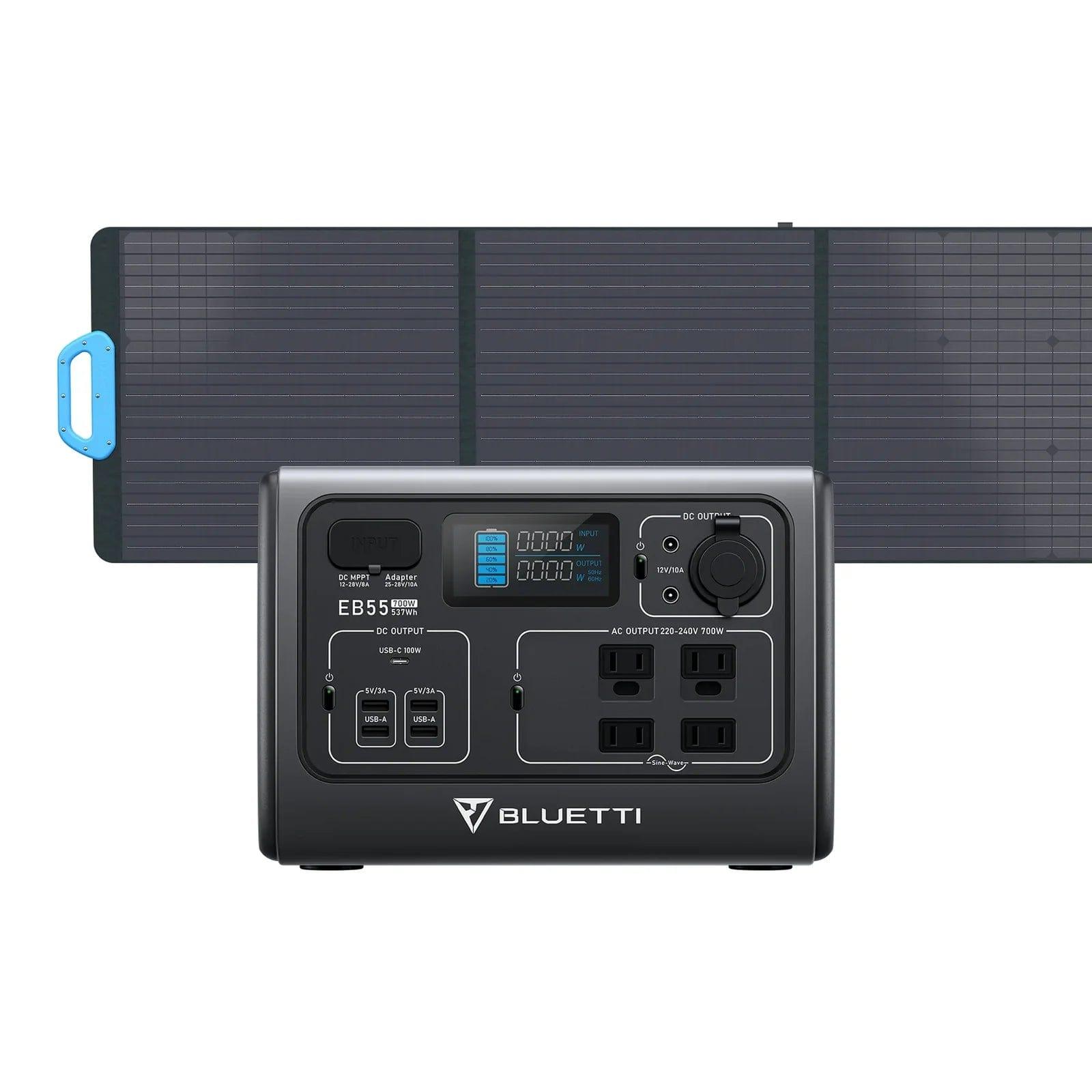 Bluetti Solar Panels Bluetti EB55 Portable Power Station | 700W 537Wh