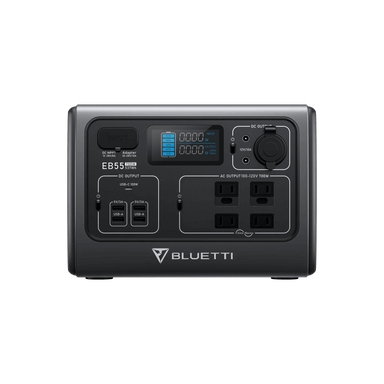 Bluetti Solar Panels Bluetti EB55 Portable Power Station | 700W 537Wh