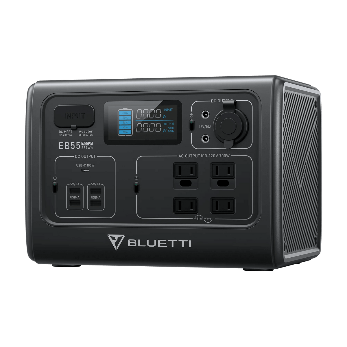 Bluetti Solar Panels Bluetti EB55 Portable Power Station | 700W 537Wh