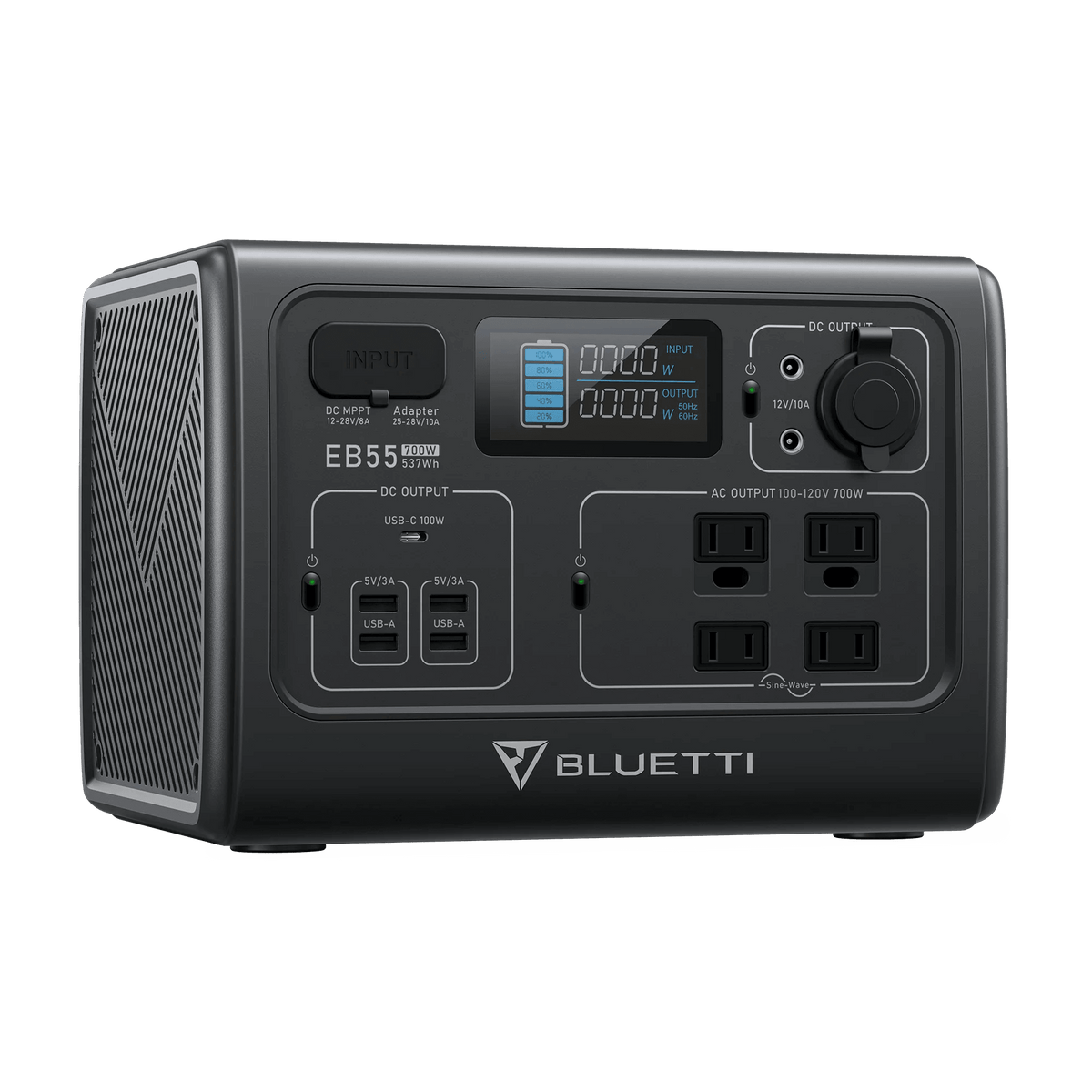 Bluetti Solar Panels Bluetti EB55 Portable Power Station | 700W 537Wh