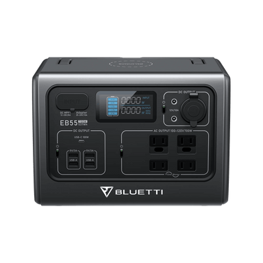 Bluetti Solar Panels Bluetti EB55 Portable Power Station | 700W 537Wh