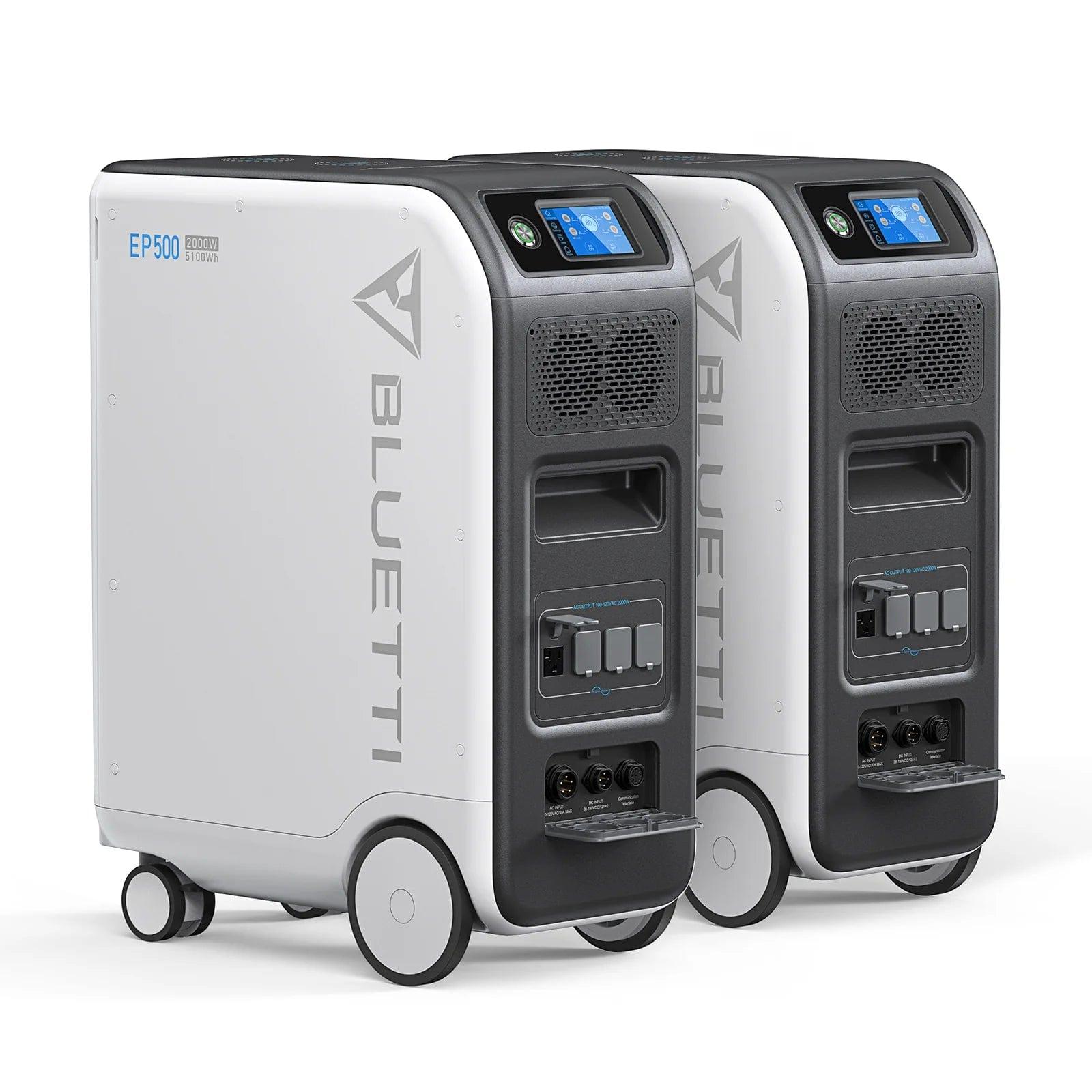 Bluetti Power Station 2*EP500 | 4000W 10240Wh Power Station Bluetti EP500 Solar Power Station | 2,000W 5,120Wh