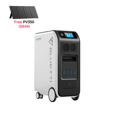 Bluetti Power Station EP500 ( FREE PV350) | 2000W 5120Wh 350W Solar Kit Bluetti EP500 Solar Power Station | 2,000W 5,120Wh