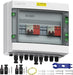 Circuit Breaker Electrical Wires & Cable 2 String Solar PV Combiner Box| 2 In 2 Out IP65 DC500V 32A Circuit Breaker