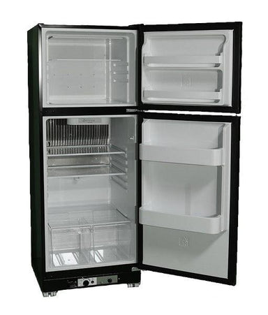 Crystal Cold Propane Refrigerator Crystal Cold CC11RFB Propane Refrigerator-Freezer in Black 11 cu.ft.
