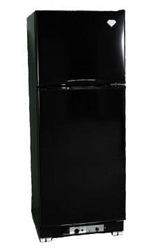 Crystal Cold Propane Refrigerator Crystal Cold CC11RFB Propane Refrigerator-Freezer in Black 11 cu.ft.