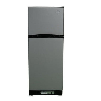 Crystal Cold Propane Refrigerator Crystal Cold CC11RFSM Propane Refrigerator-Freezer in Silver Mist 11 cu.ft.