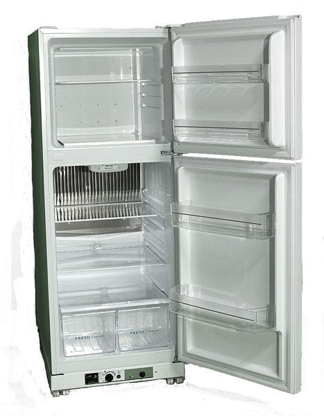 Crystal Cold Natural Gas Refrigerator Crystal Cold CC11RNG Natural Gas Refrigerator-Freezer in White 11 cu.ft.