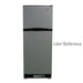 Crystal Cold Propane Refrigerator Crystal Cold CC15RFSM Propane Refrigerator-Freezer in Silver Mist 15 cu.ft.