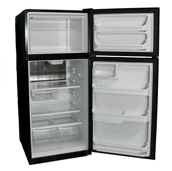Crystal Cold Propane Refrigerator Crystal Cold CC18RFB Propane Refrigerator-Freezer in Black 18 cu.ft.