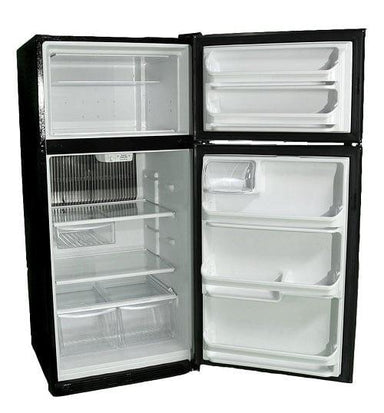 Crystal Cold Natural Gas Refrigerator Crystal Cold CC21RFBNG Natural Gas Refrigerator-Freezer in Black 21 cu.ft.