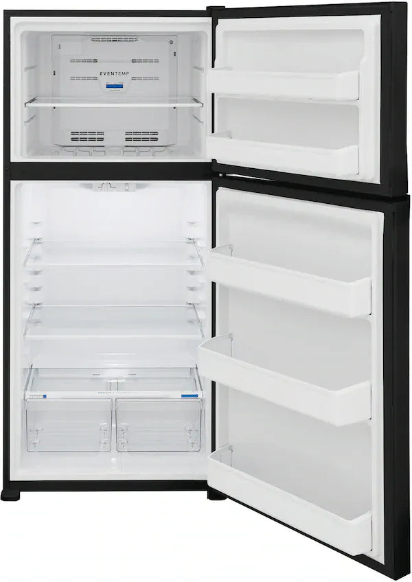 Crystal Cold Natural Gas Refrigerator Crystal Cold CC21RFBNG New Version Natural Gas Refrigerator-Freezer in Black 21 cu.ft.