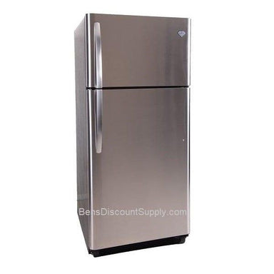 Crystal Cold Natural Gas Refrigerator Crystal Cold CC21RFSNG Natural Gas Refrigerator-Freezer in Stainless Steel 21 cu.ft.