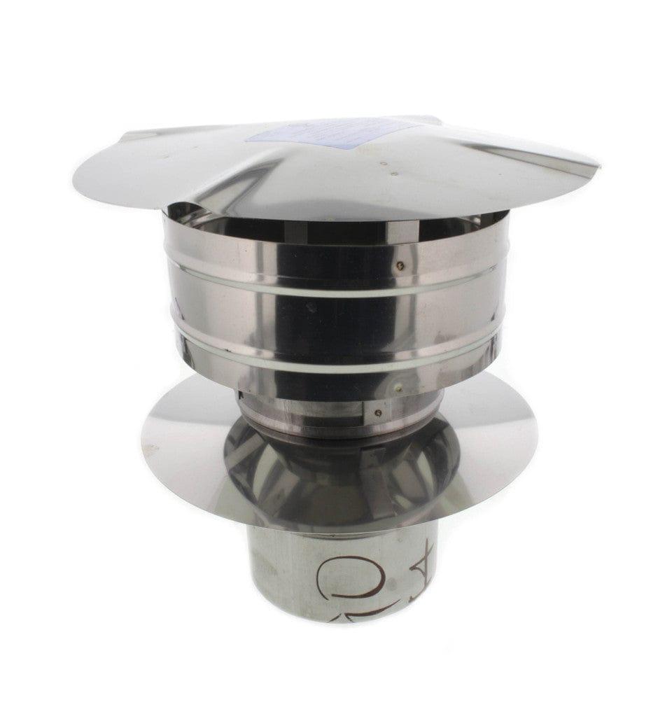 Eccotemp Heaters Eccotemp 4" Vertical Stainless Steel Water Heater Vent Kit