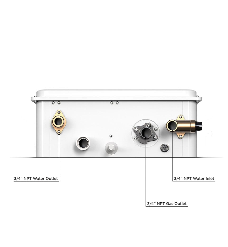 Eccotemp Heaters Eccotemp 45H-LP 6.8 GPM Outdoor Liquid Propane Tankless Water Heater, 45 Series