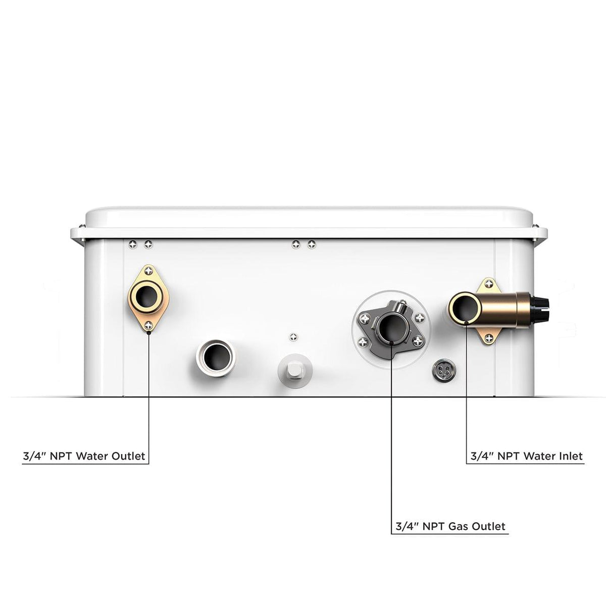 Eccotemp Heaters Eccotemp 45H Outdoor 6.8 GPM Natural Gas Tankless Water Heater