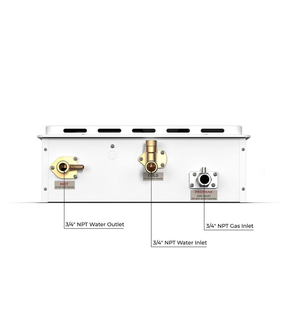 Eccotemp Heaters Eccotemp 6.5 GPM Indoor Liquid Propane Tankless Water Heater