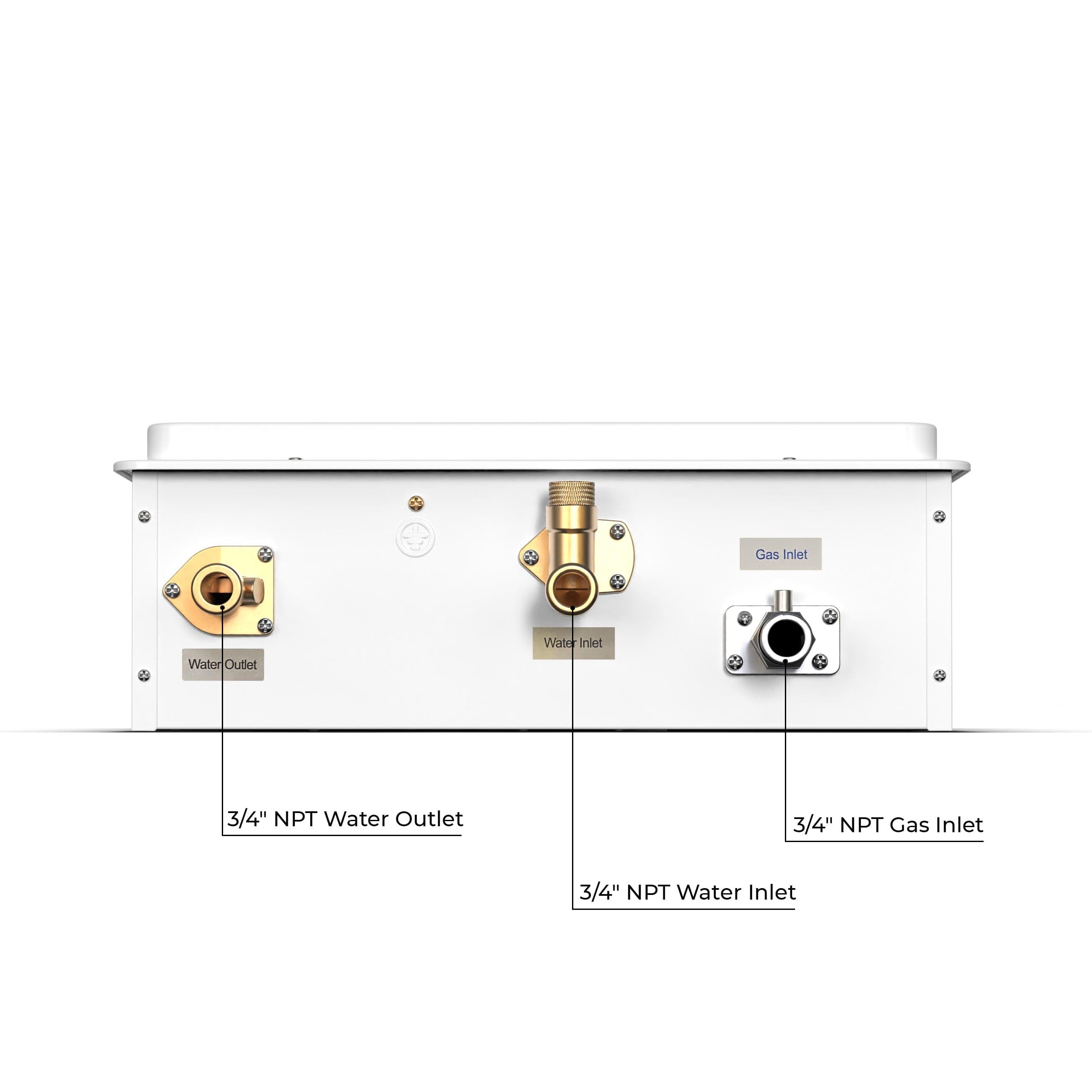 Eccotemp Heaters Eccotemp 6.5 GPM Indoor Natural Gas Tankless Water Heater