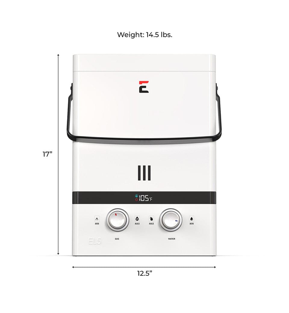 Eccotemp Heaters Eccotemp EL5 Luxé Portable Outdoor Tankless Water Heater