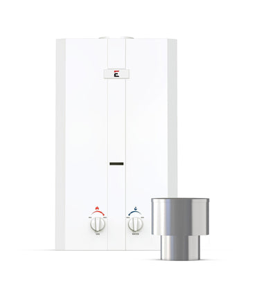 Eccotemp Heaters Eccotemp L10 3.0 GPM Portable Outdoor Tankless Water Heater w/ EccoFlo Diaphragm 12V Pump, Strainer & Shower Set