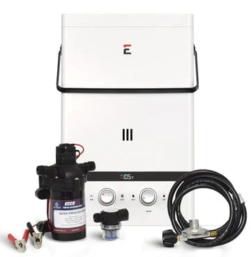 Eccotemp Heaters Eccotemp L5 Portable Outdoor Tankless Water Heater w/ EccoFlo Diaphragm 12V Pump and Strainer