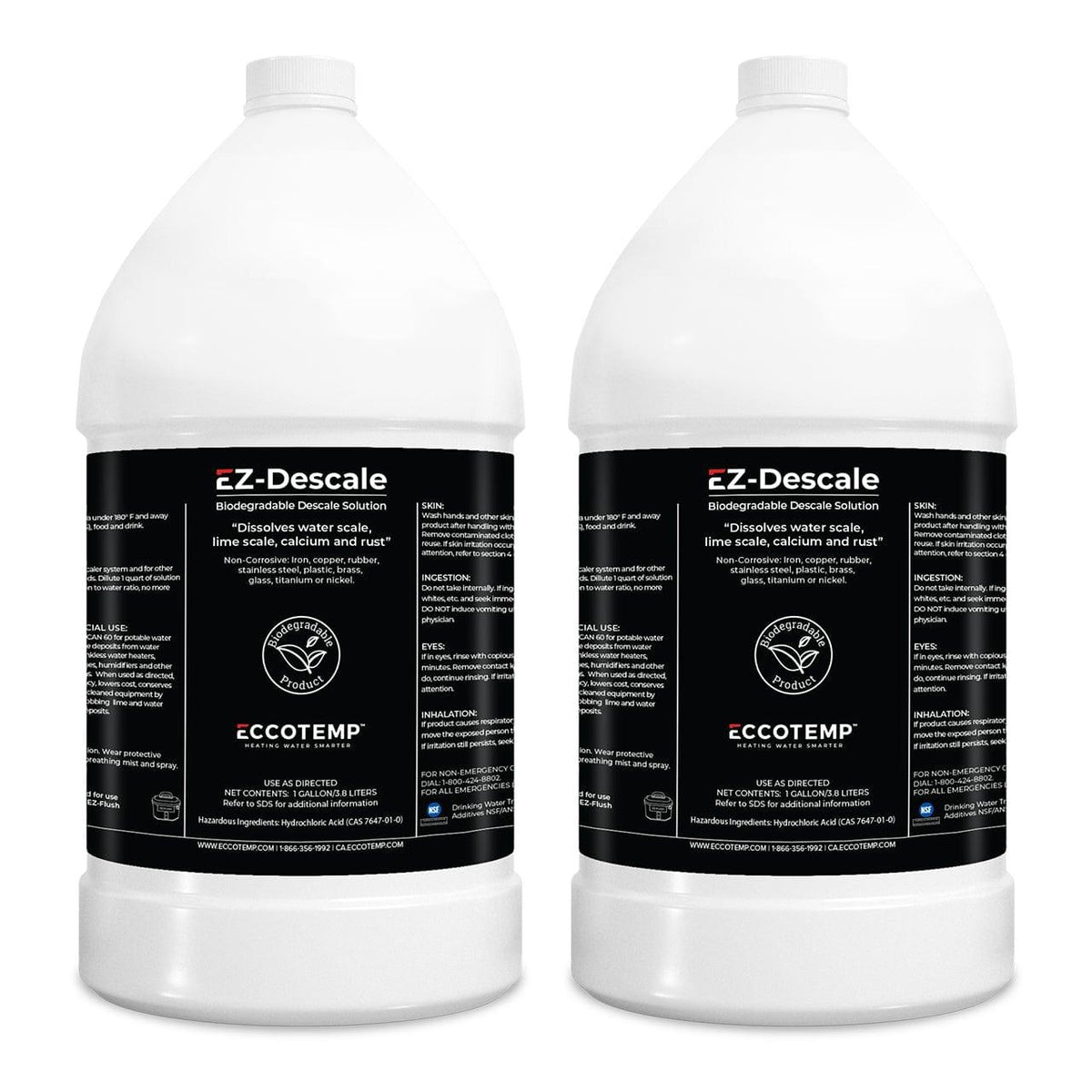 Eccotemp Heaters Eccotemp System Descaler Solution 1 Gal (2 Pack)