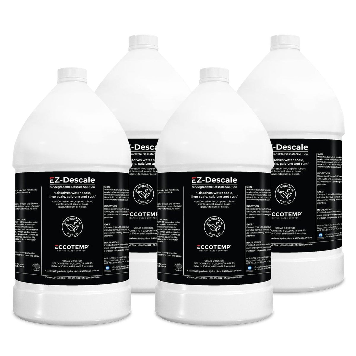 Eccotemp Heaters Eccotemp System Descaler Solution 1 Gal (4 Pack)