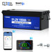 Eco-Worthy Solar Batteries DC House (Eco-Worthy) 48V 100Ah LiFePO4 Bluetooth Deep Cycle Battery