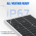 Eco-Worthy Solar Panels Eco-Worthy 100W 12V Monocrystalline Solar Panel