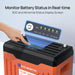 Eco-Worthy Solar Batteries Eco-Worthy 12V 100Ah LiFePO4 Lithium Battery with SOC Display