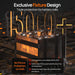 Eco-Worthy Solar Batteries Eco-Worthy 12V 300AH Lifepo4 Lithium Battery Bluetooth with SOC LEDs and Low Temp Protection