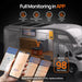 Eco-Worthy Solar Batteries Eco-Worthy 12V 300AH Lifepo4 Lithium Battery Bluetooth with SOC LEDs and Low Temp Protection