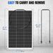 Eco-Worthy Solar Panels Eco-Worthy 130W 12V Flexible Panel Module