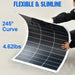 Eco-Worthy Solar Panels Eco-Worthy 130W 12V Flexible Panel Module