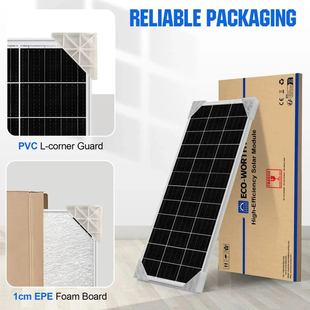 Eco-Worthy Solar Panels Eco-Worthy 195W 12V Monocrystalline Solar Panel