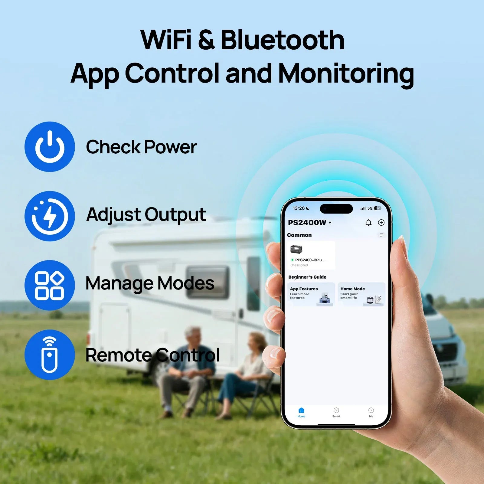 Eco-Worthy Power Station Eco-Worthy 2400W Portable Power Station with 2048Wh Lithium Battery