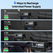 Eco-Worthy Power Station Eco-Worthy 2400W Portable Power Station with 2048Wh Lithium Battery