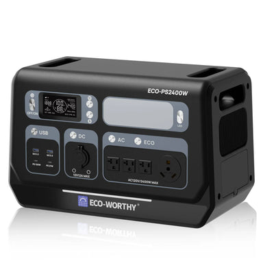 Eco-Worthy Power Station Eco-Worthy 2400W Portable Power Station with 2048Wh Lithium Battery