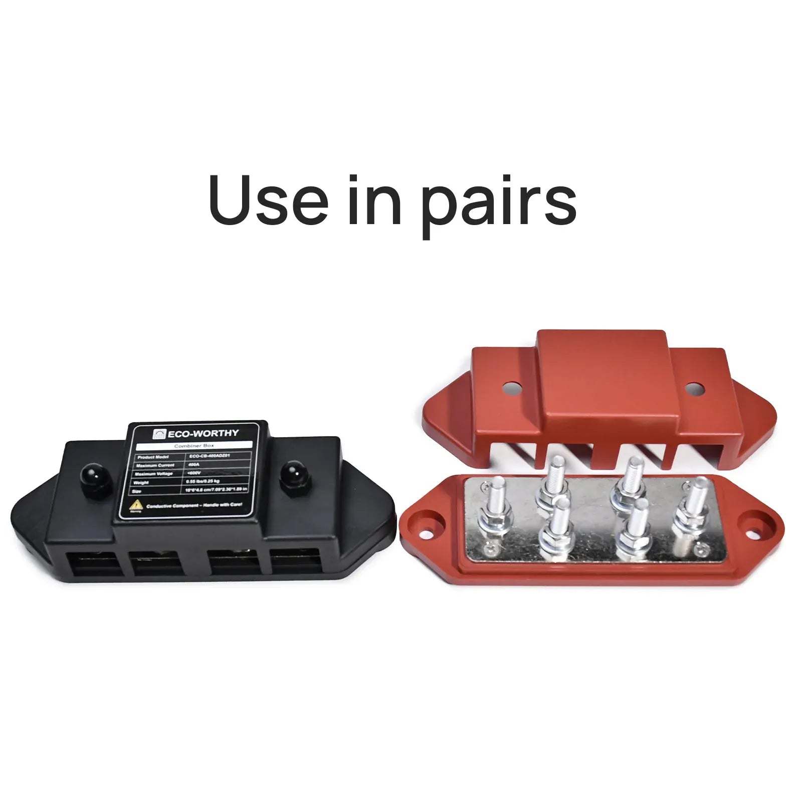 Eco-Worthy Chargers Eco-Worthy 400A Busbar with 6×M8 Studs - In Store Offer Only