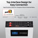 Eco-Worthy Solar Batteries Eco-Worthy 48V 100AH Wall-Mount Lithium Battery LiFePO4