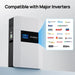 Eco-Worthy Solar Batteries Eco-Worthy 48V 100AH Wall-Mount Lithium Battery LiFePO4