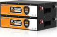 Eco-Worthy Solar Batteries 2 Pack Eco-Worthy 48V 50Ah Stackable LiFePO4 Battery
