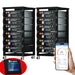 Eco-Worthy Solar Batteries 12 Packs with Battery Rack Eco-Worthy 48V (51.2V) 100Ah Server Rack Battery 5.12kWh Lithium Battery | 3U Size with Bluetooth & Wifi (Version 3)