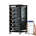 Eco-Worthy Solar Batteries 6 Packs with Battery Rack Eco-Worthy 48V (51.2V) 100Ah Server Rack Battery 5.12kWh Lithium Battery | 3U Size with Bluetooth & Wifi (Version 3)