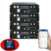 Eco-Worthy Solar Batteries 4 Packs & Battery Monitor Eco-Worthy 48V (51.2V) 100Ah Server Rack Battery 5.12kWh Lithium Battery | 3U Size with Bluetooth & Wifi (Version 3)