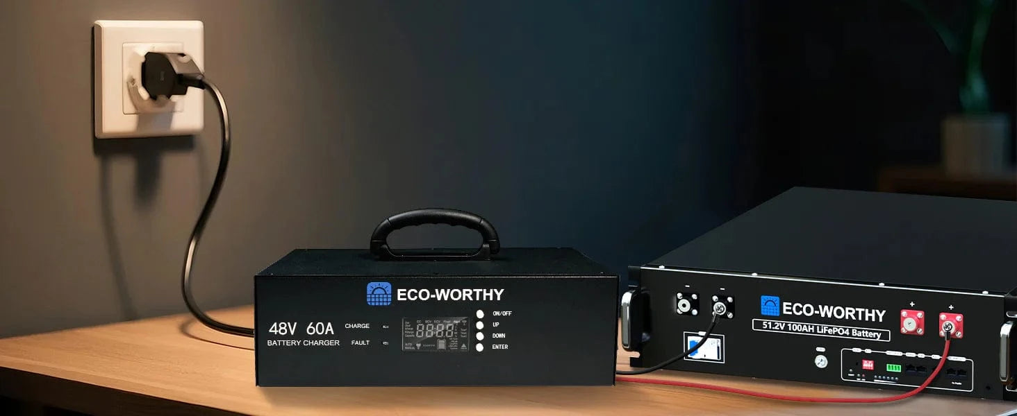 Eco-Worthy Chargers Eco-Worthy 48V 60A Battery Charger