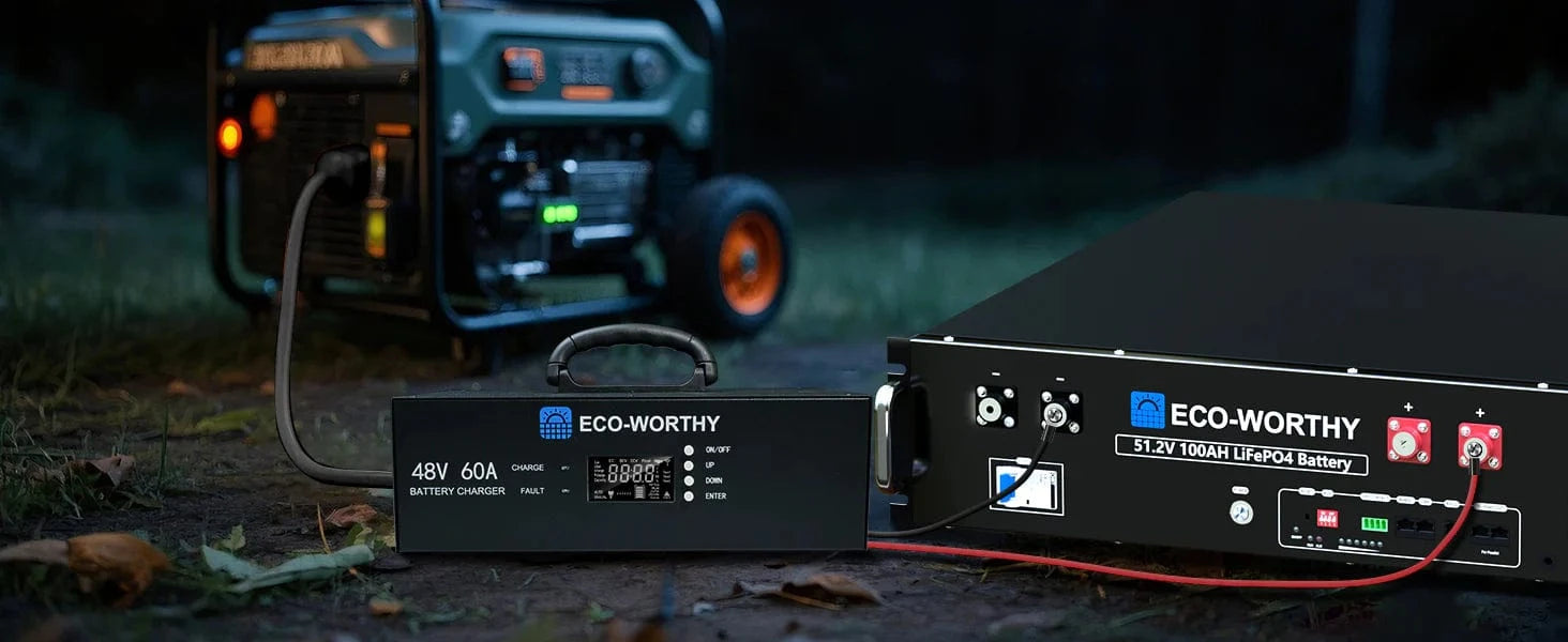 Eco-Worthy Chargers Eco-Worthy 48V 60A Battery Charger