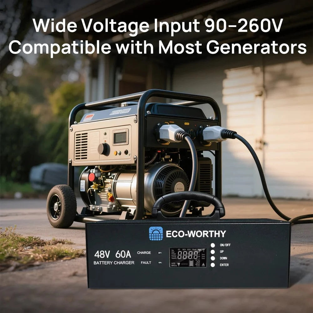 Eco-Worthy Chargers Eco-Worthy 48V 60A Battery Charger