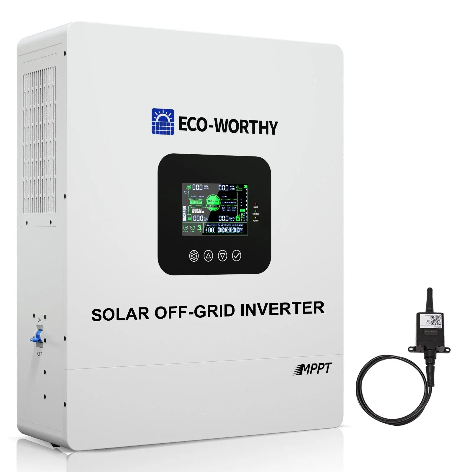 Eco-Worthy Solar Charge Controllers and Inverters Eco-Worthy 5000W Solar Off-grid AIO Inverter | 48Vdc to 120Vac