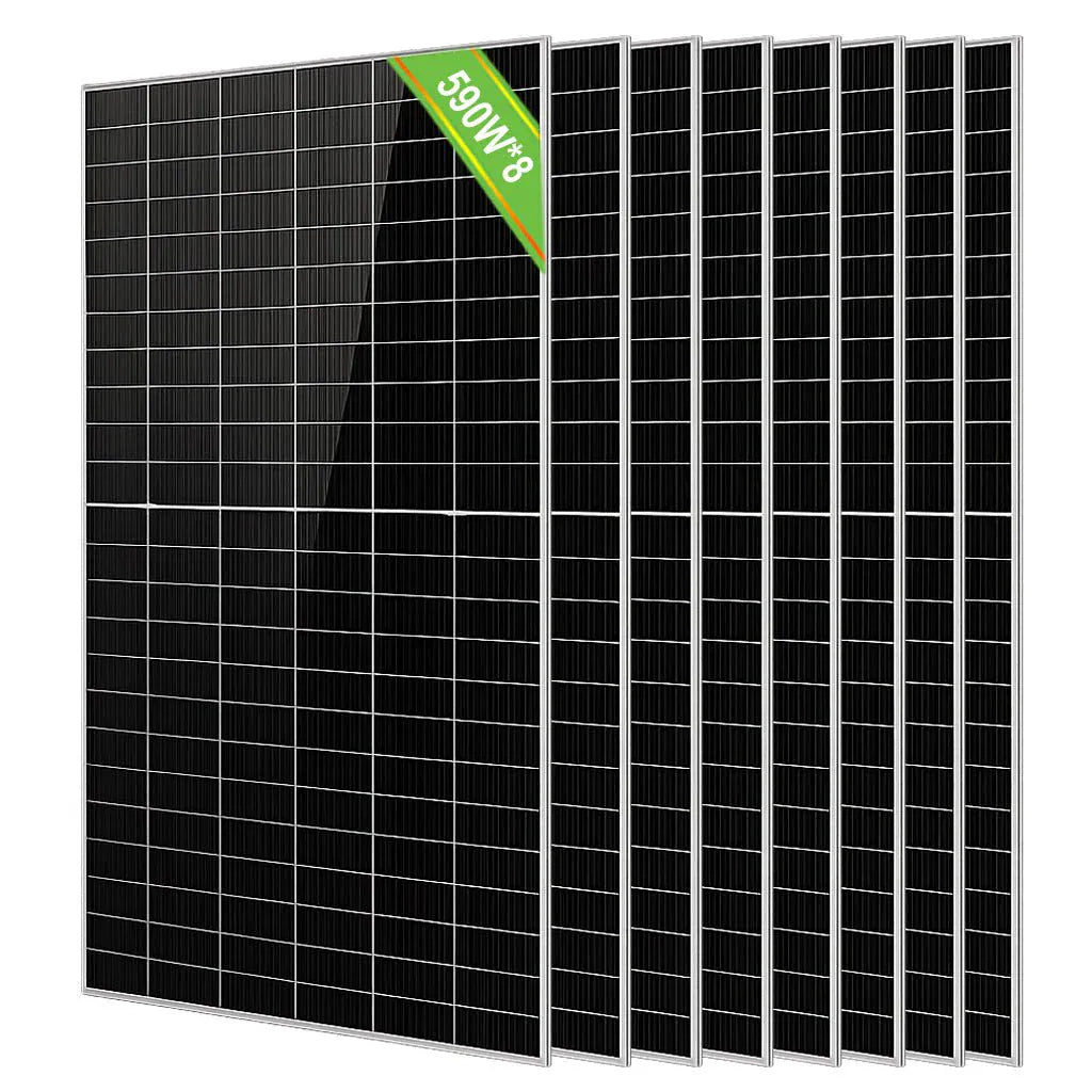 Eco-Worthy Solar Panel 4-Pack ECO-WORTHY 590W Bifacial N-Type Solar Panels